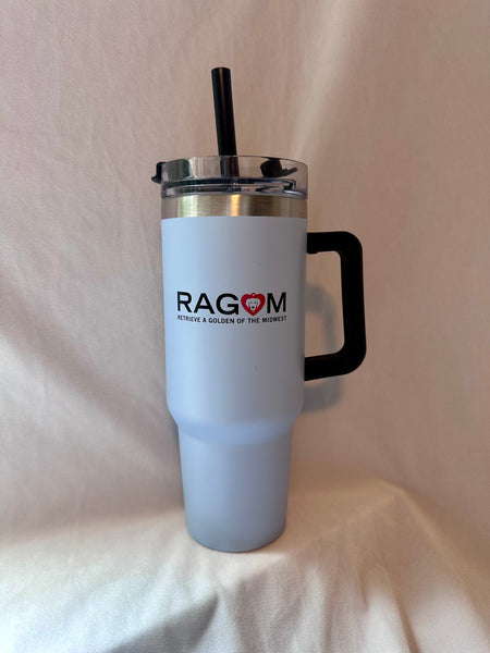 Stainless Steel Tumbler with Straw