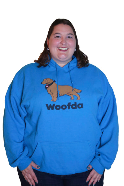 Woofda Gildan Heavy Blend Hooded Sweatshirt in Sapphire