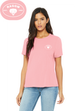 RAGOM Jersey Tee in Pink